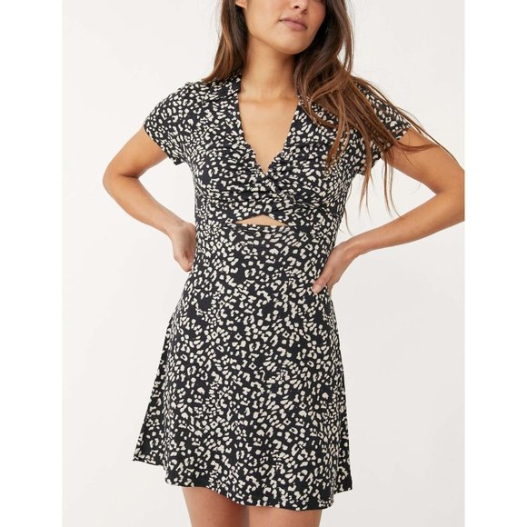 Free People Dresses & Skirts - NWT Free People Marsaille Mini Dress / Black Combo